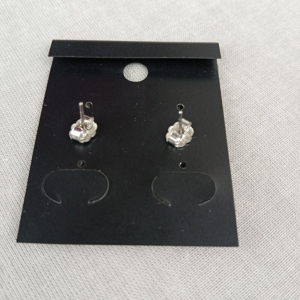 Small Unicorn Stud Earrings 0.5" surgical steel silver pewter mythical whimsey - Picture 3 of 12
